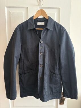 Universal Works Bakers Jacket - Medium - Navy